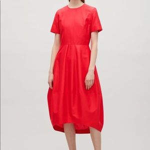 COS Midi Bubble Hem Dress